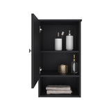 Bathbi 28" tall Medicine Cabinet with Two interior Shelves and One open Shelf B200P235834