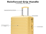 3-Piece Luggage Set , ABS Hardshell, New Upgraded Iron Handle, Combination Lock, 360&deg W2787P534758