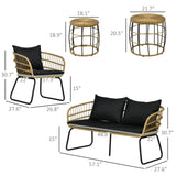 Pieces Patio Furniture Set 69750989