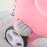 Rocking Horse Toddlers, Balance Bike Ride On Toys with Push Handle, Backrest and Balance Board 35529211