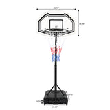 ZNTS 28" x 19" Backboard Adjustable Pool Basketball Hoop System Stand Kid Poolside Swimming Water Maxium 61942967