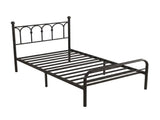 Metal Platform Bed Frame, Classic Iron Art Headboard & Footboard, Stable & Noiseless, 11.9 Inch 03450909