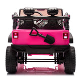 24V Two-Seater Kids Ride On Truck Car W/Parents Control,200w*2,Seat width 20.28in,Four-wheel W1578P188702