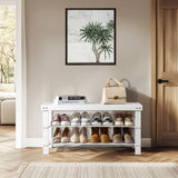 3-Tier Seamless Top Bamboo Shoe Rack 04175143