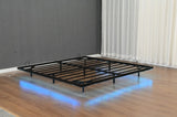 King Size Floating Bed Frames with LED Lights, Metal Platform Bed , Solid and Stable, Noise Free, No W1670P255522