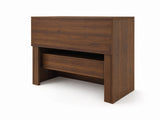 Convertible Fold-Out Desk, Multi-Functional Writing Workstation with Storage Drawers & Open W331P515580