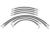 8x Front Loader Hydraulic Hoses Set Replacement for Kubota LA350a LA401 Replace 75535-66620 04653669