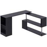Computer Desk L-Shaped-Black 88526097