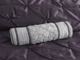 7-Piece King 100% Polyester Pieced Pleated Tufted Comforter Set B035P463175