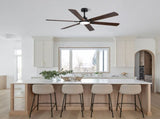 60 Inch Smart Indoor & Outdoor Ceiling Fan with Dimmable LED Light, 6Speed Quiet Reversible DC W3816P585802