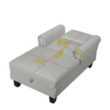 Chaise Lounge Indoor Sleeper Sofa Bed Chair Upholstered Lounge Chair for Bedroom Living Room with W1825P185508