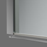 ZNTS Frameless Glass Shower Screen 35" Width x 72"Height with 1/4" Clear Tempered Glass, W1675P165013