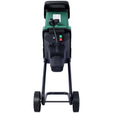15Amp Electric Wood Chipper/Shredder with Wheels Electric Garden Shredder Portable Chipping Width W465P146809