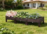 Raised Garden Bed Planter Box, 3 Size Options Self-Watering Elevated Garden Bed, Lightweight PP 83896337