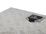 24" Aluminum Under Body Toolbox 5 Bar Tread Silver 25580335