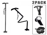 5-Levels Adjustable Height Stick Portable Foldable Cane Travel Camping Hiking 18133745