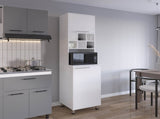 Kitchen Pantry, 2 Doors, 4 Legs, 8 Shelves B097P296805