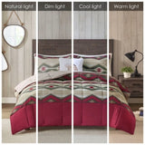 Full/Queen Down Alternative Comforter Set with Throw Pillow B035P148495