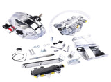 8" Chrome Power Brake Booster Master Cylinder Disc Drum Kit for Chevrolet Bel Air Impala Biscayne 65470064