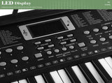 GEP-203 61 Key Keyboard with Piano Stand, Piano Bench, Built In Speakers, 48807478