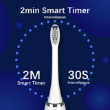 ZNTS Electric Toothbrush Sonic Toothbrush, 5 Cleaning Modes for Dental Care, Screen Display, Gift 25125163