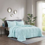 3 Piece Pre Washed Down Alternative Comforter Set with 2 Shams 98891344