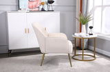 Modern Mid Century Chair velvet Sherpa Armchair for Living Room Bedroom Office Easy Assemble 88320497
