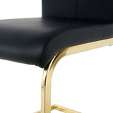 Modern dining table with PU cushion seat dining chair Living Room Chair Upholstered chair with W210P143666