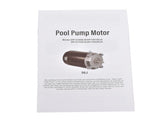 Pool Pump Motor 1.5 HP UST1152 Replacement for Hayward Super Pump A.O. Smith Century Maxflo 57287991