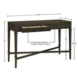 Fluted 2-drawer Storage Console Table B035P148428