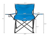 Small Camp Chair 80x50x50 Blue 16465393