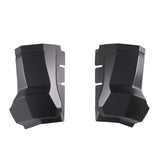 Pair Cab Corner fit for 2009-18 Dodge Ram 1500 Quad Extended Cab Black Steel 06424959