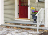 Handrails for Outdoor Steps, Iron Fits 2 Step, Transitional 10964256