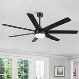 72 In Farmhouse Ceiling Fan with Plywood Blades for Dining Room W1367P182915