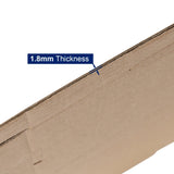 50pcs 8.7 "x 4.3" x 1 " thickness 1.8mm aircraft box corrugated cardboard box kraft 67054037