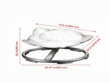 220 LBS Kids Swivel Chair, 360&deg Sensory Spinning Chair with Non-Slip Base 18829178