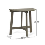 WESTMONT HALF-ROUND BISTRO TABLE, GREY 65324.00GRY