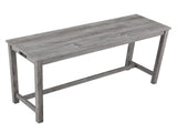 Bar Table Set with Power Outlet, Bar Table and Chairs Set, 4 Piece Dining Table Set, Industrial W487P339352