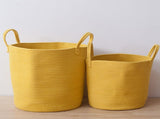 Larges for Blanket Cotton Rope Woven Storages with Strong Handles Nursery Laundry 91107248