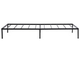 190.5*96.5*45.7cm Bed Height 18'' Simple Basic Iron Bed Frame Iron Bed Black 99872942