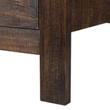 Wood Nightstand End Side Table with 3 Drawer for Living Room, Bedroom 00311955