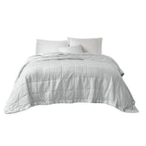 Oversized Down Alternative Blanket with Satin Trim B03598481