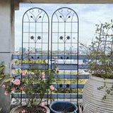 4 Pack Metal Garden Trellis 86.7" x 19.7" Rustproof Trellis for Climbing Plants Outdoor Flower W1586P268043