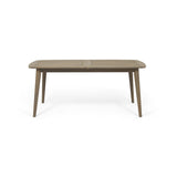 Outdoor Acacia Wood Expandable Dining Table, Gray 65428.00GRY