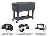 87.5*91*38.5cm 80QT Rectangular Plastic Box Iron Foot Tube Refrigeration and 29564569