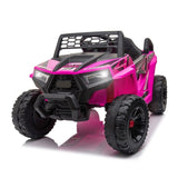 ZNTS 12V kids Ride On Mini UTV, Electric Car with Front LED Lights and Horn, Single Seat with a Safety W2181P160710