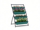 4-Tier Green Vertical Raised Garden Planter Sturdy 4-Box Outdoor Plant Stand Grow Container for 47114133