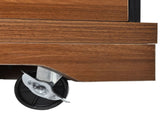 K&K 55.5" Farmhouse Kitchen Island with Drop Leaf, Kitchen Storage Island with Barn Door, Power N707P288229B