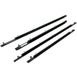 4Pcs Weatherstrip Window Moulding Trim Seal Belt Black fit for Honda CR-V CRV 2007-2011 75457551