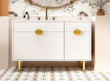 36" Bathroom Vanity with Resin Basin Sink, Modern Bathroom Sink Cabinet, Storage Cabinet with N710P265934K